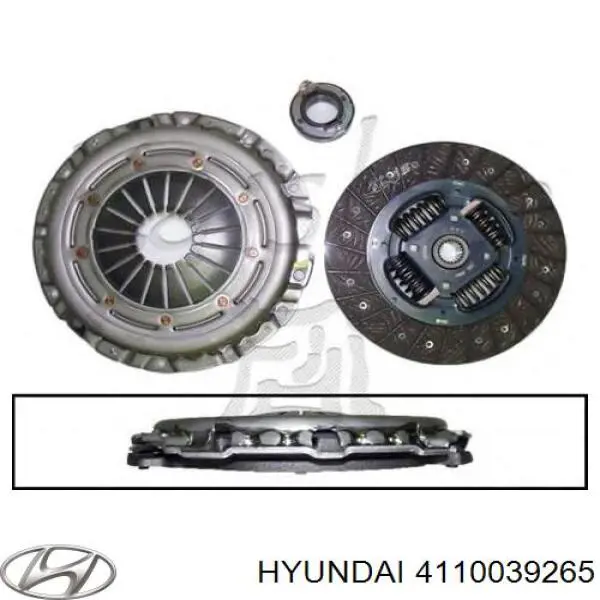 Диск зчеплення 4110039265 Hyundai/Kia