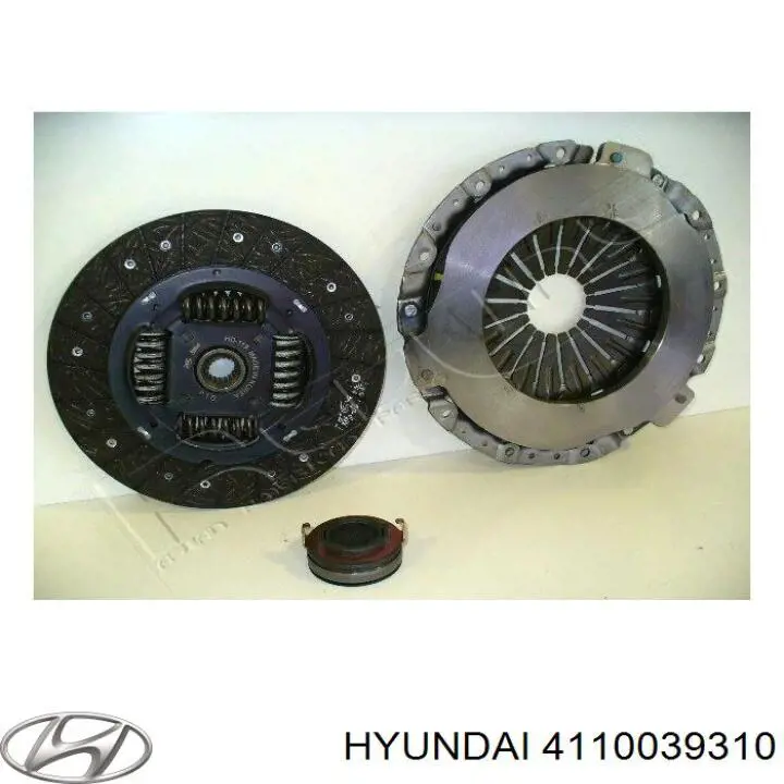 Комплект зчеплення (3 частини) Hyundai/Kia 4110039310 ціна, від 64.24 USD