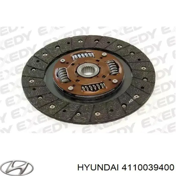Зчеплення Hyundai/Kia 4110039400 ціна, від 55.56 USD