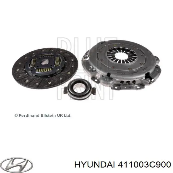 411003C900 Hyundai/Kia комплект зчеплення (3 частини)