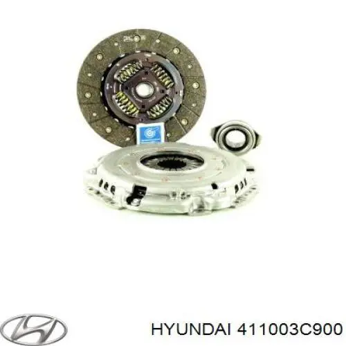 Купити 411003C900 Hyundai/Kia Комплект зчеплення (диск, корзина, підшипник)