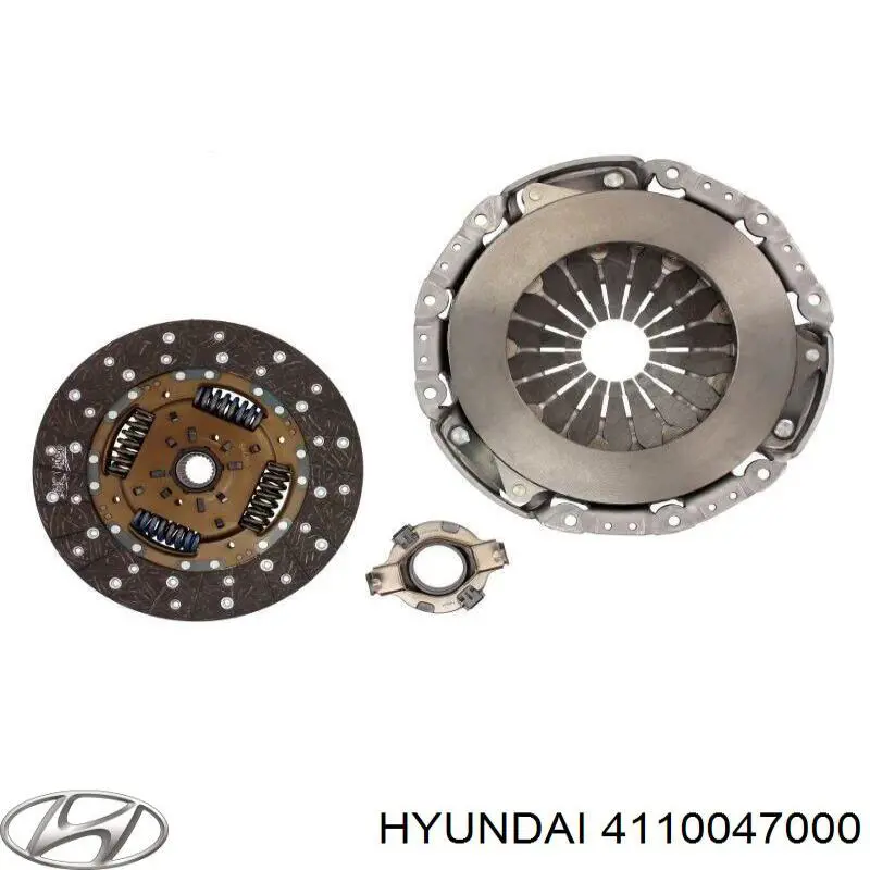 4110047000 Hyundai/Kia диск зчеплення