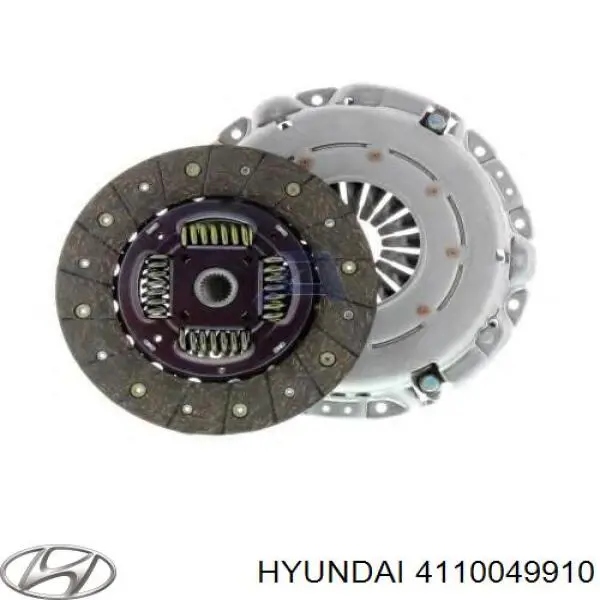 Комплект зчеплення (3 частини) Hyundai/Kia 4110049910 ціна, від 171.16 USD