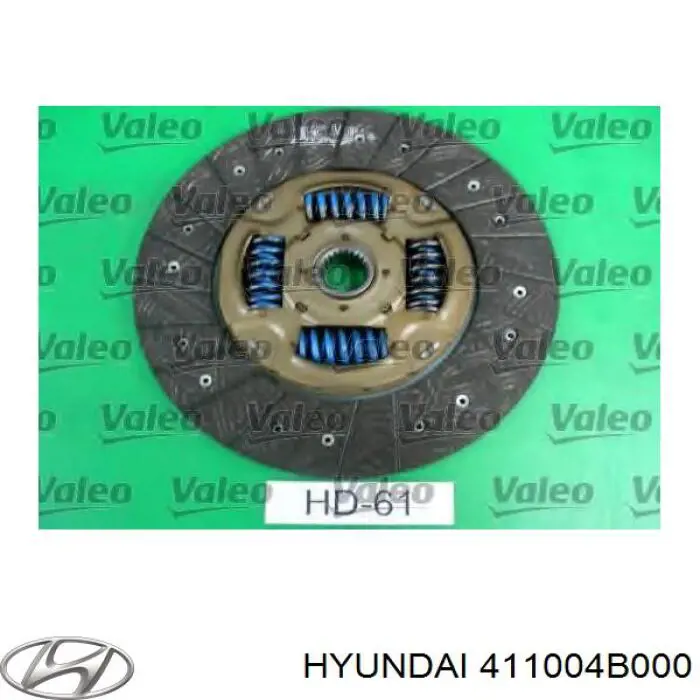 Купити 411004B000 Hyundai/Kia Диск зчеплення
