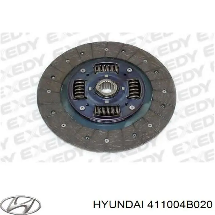 411004B020 Hyundai/Kia Диск зчеплення
