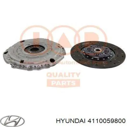 4110059800 Hyundai/Kia Зчеплення в зборі