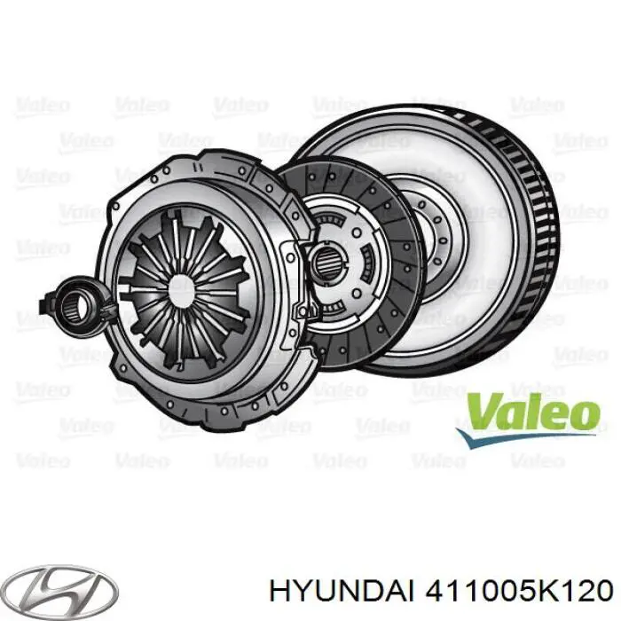 Зчеплення Hyundai/Kia 411005K120 ціна, від 97.02 USD