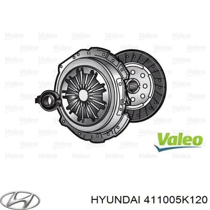 411005K120 Hyundai/Kia Диск зчеплення