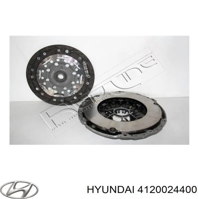 Комплект зчеплення (3 частини) Hyundai/Kia 4120024400 ціна, від 189.57 USD