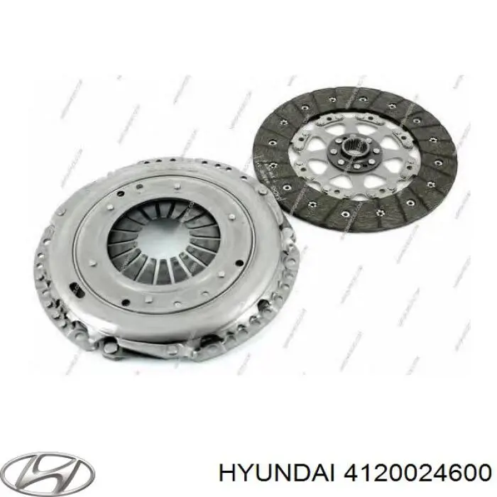 4120024600 Hyundai/Kia комплект зчеплення (3 частини)