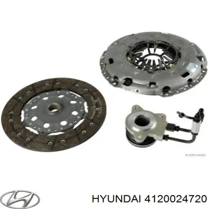 Комплект зчеплення (3 частини) Hyundai/Kia 4120024720 ціна, від 55.25 USD