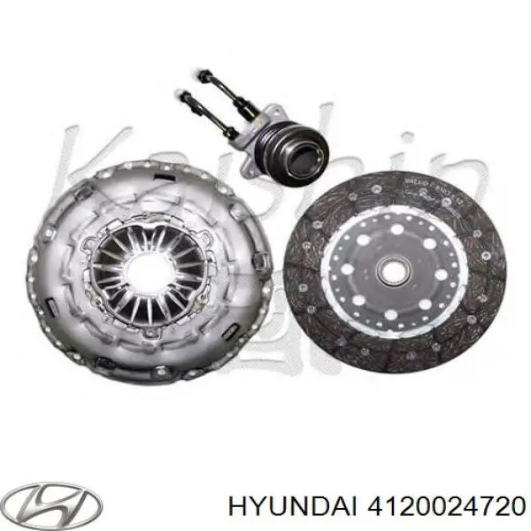 4120024720 Hyundai/Kia комплект зчеплення (3 частини)