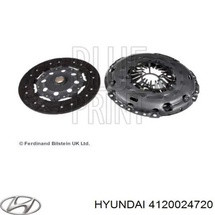 Купити 4120024720 Hyundai/Kia Комплект зчеплення (диск, корзина, підшипник)