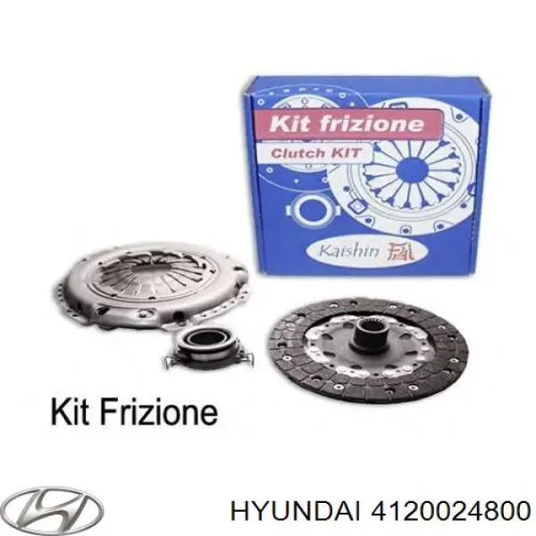 Комплект зчеплення (3 частини) Hyundai/Kia 4120024800 ціна, від 265.93 USD