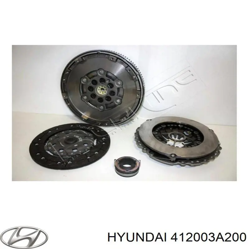 412003A200 Hyundai/Kia комплект зчеплення (3 частини)