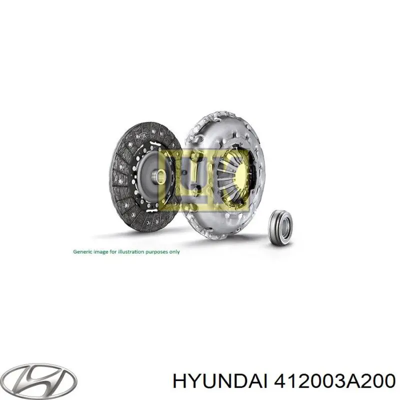 Зчеплення 413003A200 Hyundai/Kia