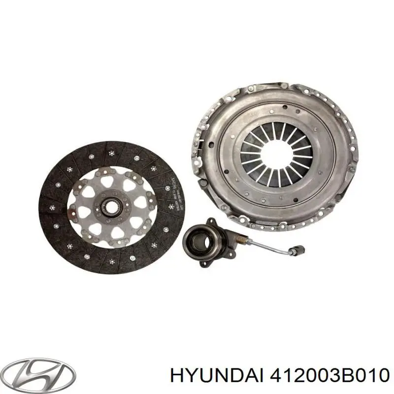 412003B010 Hyundai/Kia комплект зчеплення (3 частини)