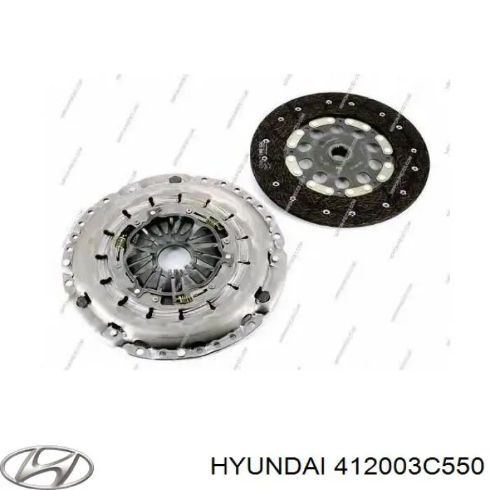 412003C550 Hyundai/Kia комплект зчеплення (3 частини)