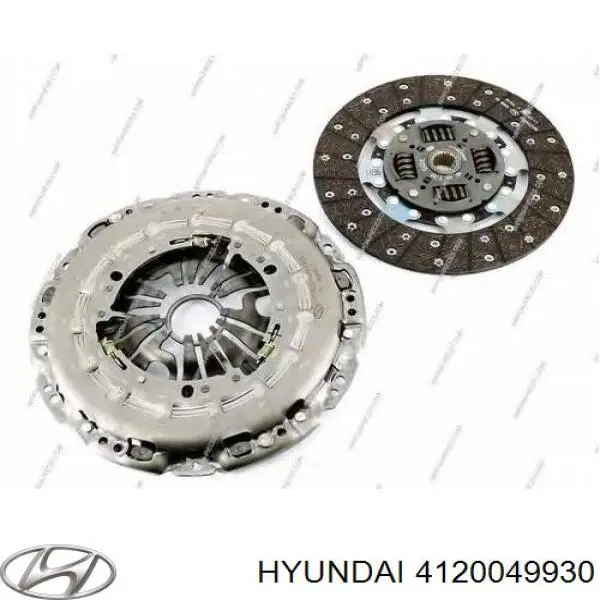4120049930 Hyundai/Kia комплект зчеплення (3 частини)