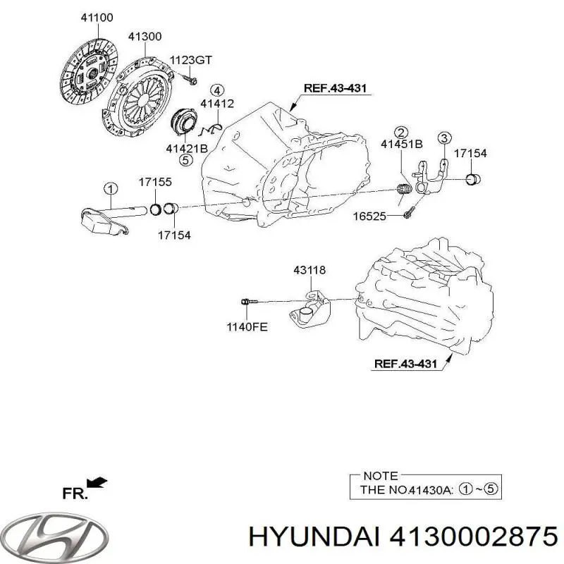 Пелюстковий кошик зчеплення Hyundai/Kia 4130002875 ціна, від 40.89 USD