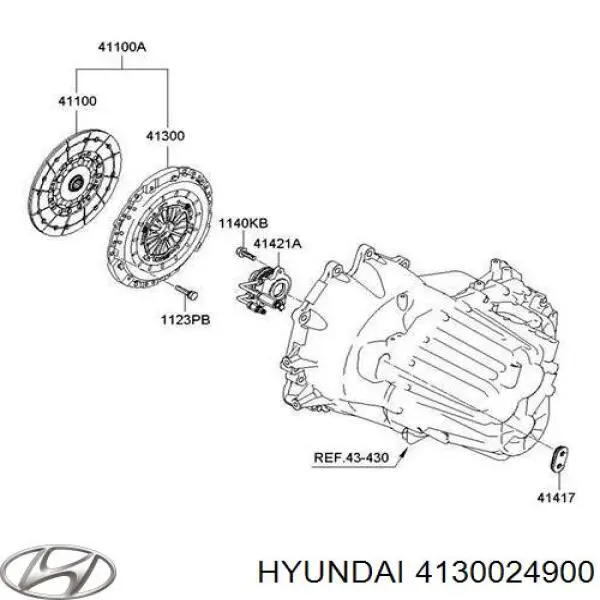 Купити 4130024900 Hyundai/Kia Корзина зчеплення