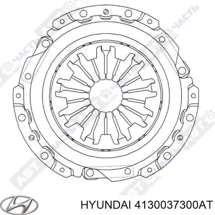 Корзина зчеплення 4130037300AT Hyundai/Kia