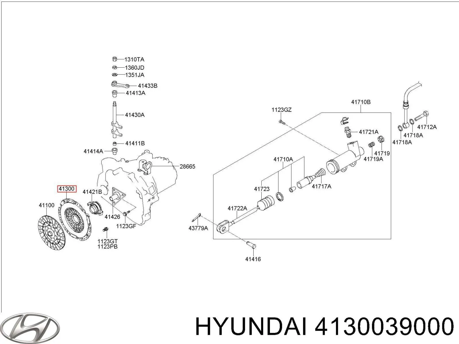 Купити 4130039000 Hyundai/Kia Корзина зчеплення