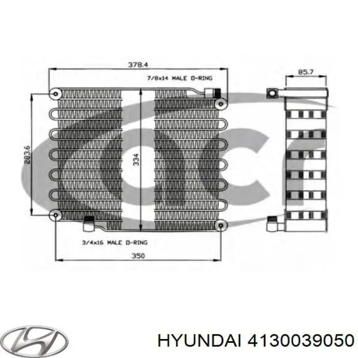 Корзина зчеплення 4130039050 Hyundai/Kia