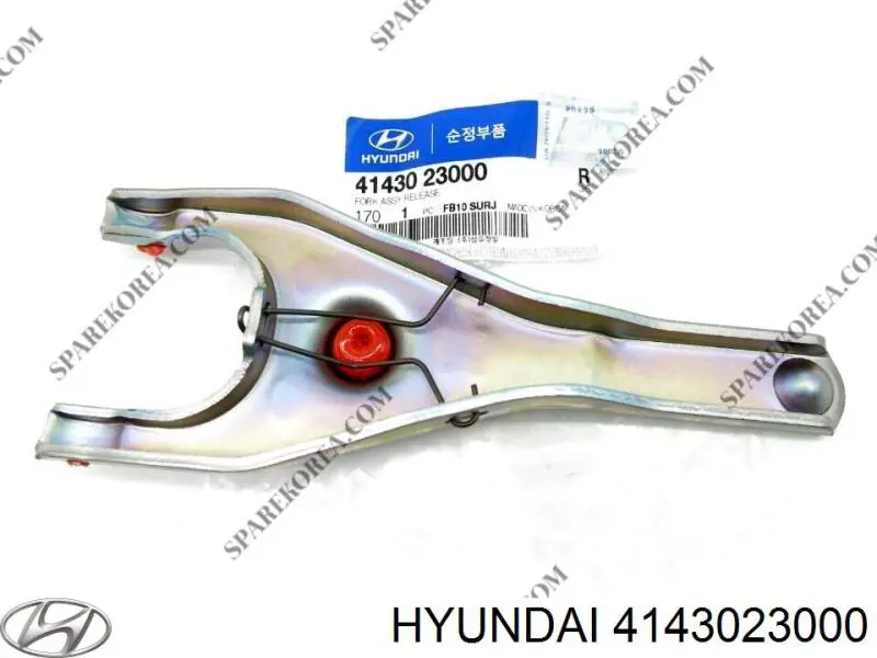 Вилка сцепления на Hyundai Accent MC