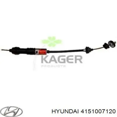 Трос зчеплення 4151007120 Hyundai/Kia