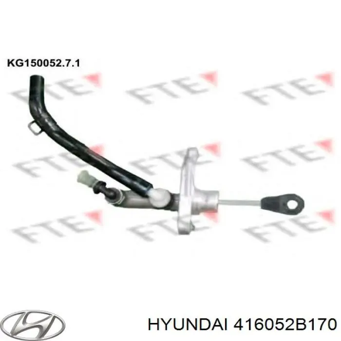 Купити 416052B170 Hyundai/Kia Головний циліндр зчеплення