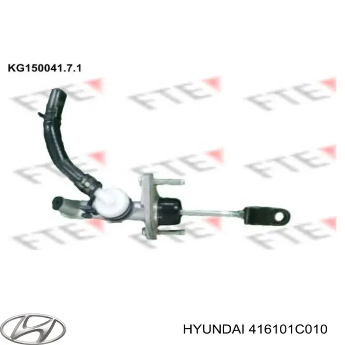 Купити 416101C010 Hyundai/Kia Головний циліндр зчеплення