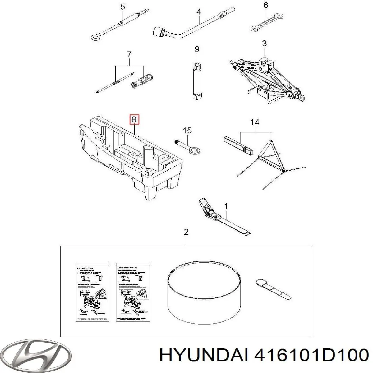 Циліндр зчеплення Hyundai/Kia 416101D100