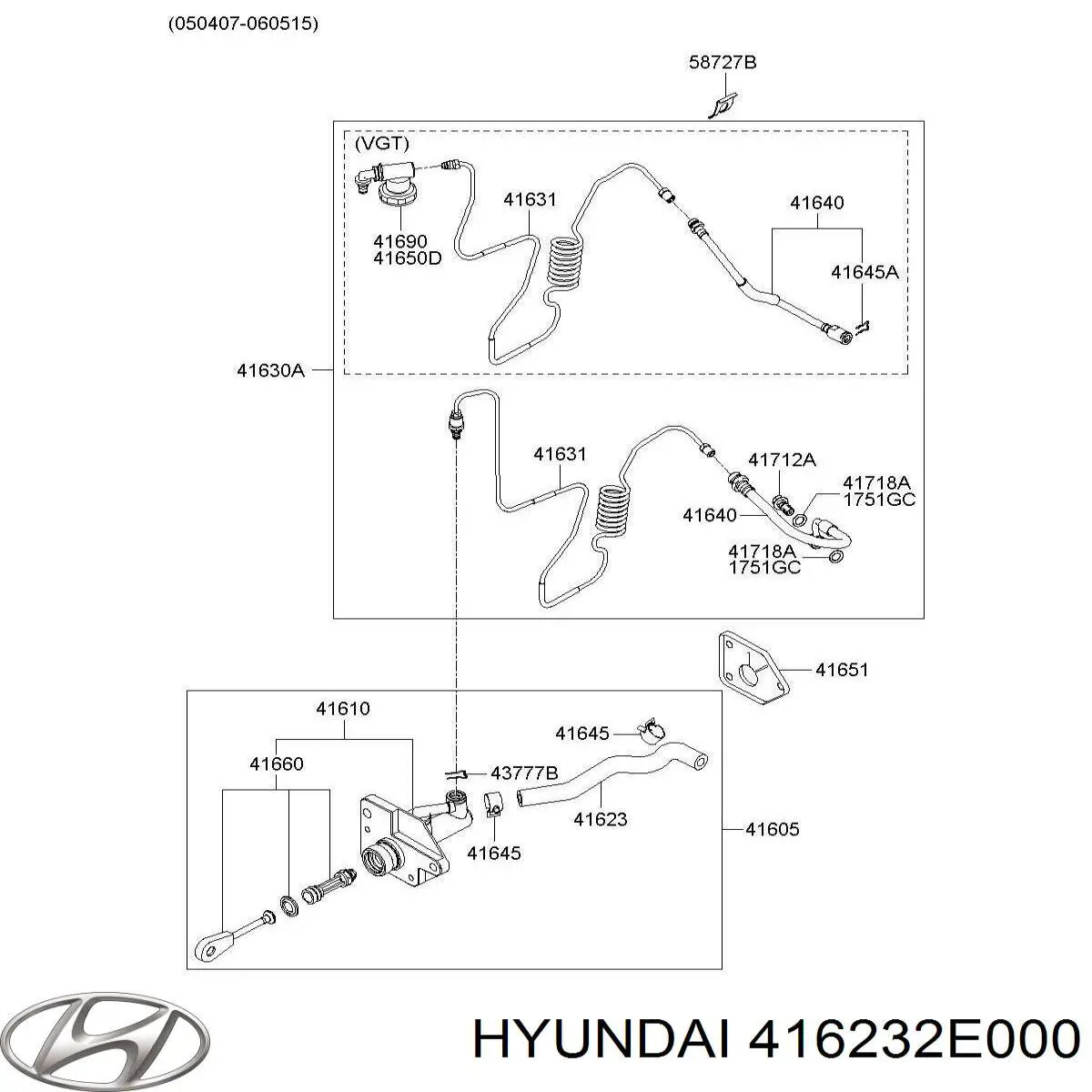  Hyundai/Kia 416232E000 ціна, від 6.49 USD