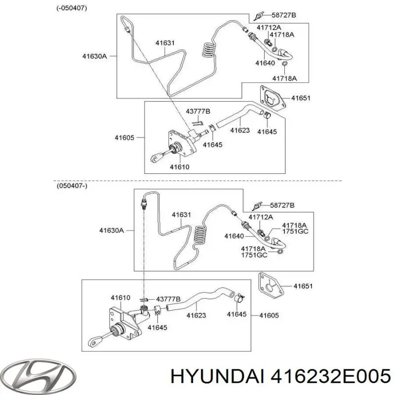  416232E005 Hyundai/Kia