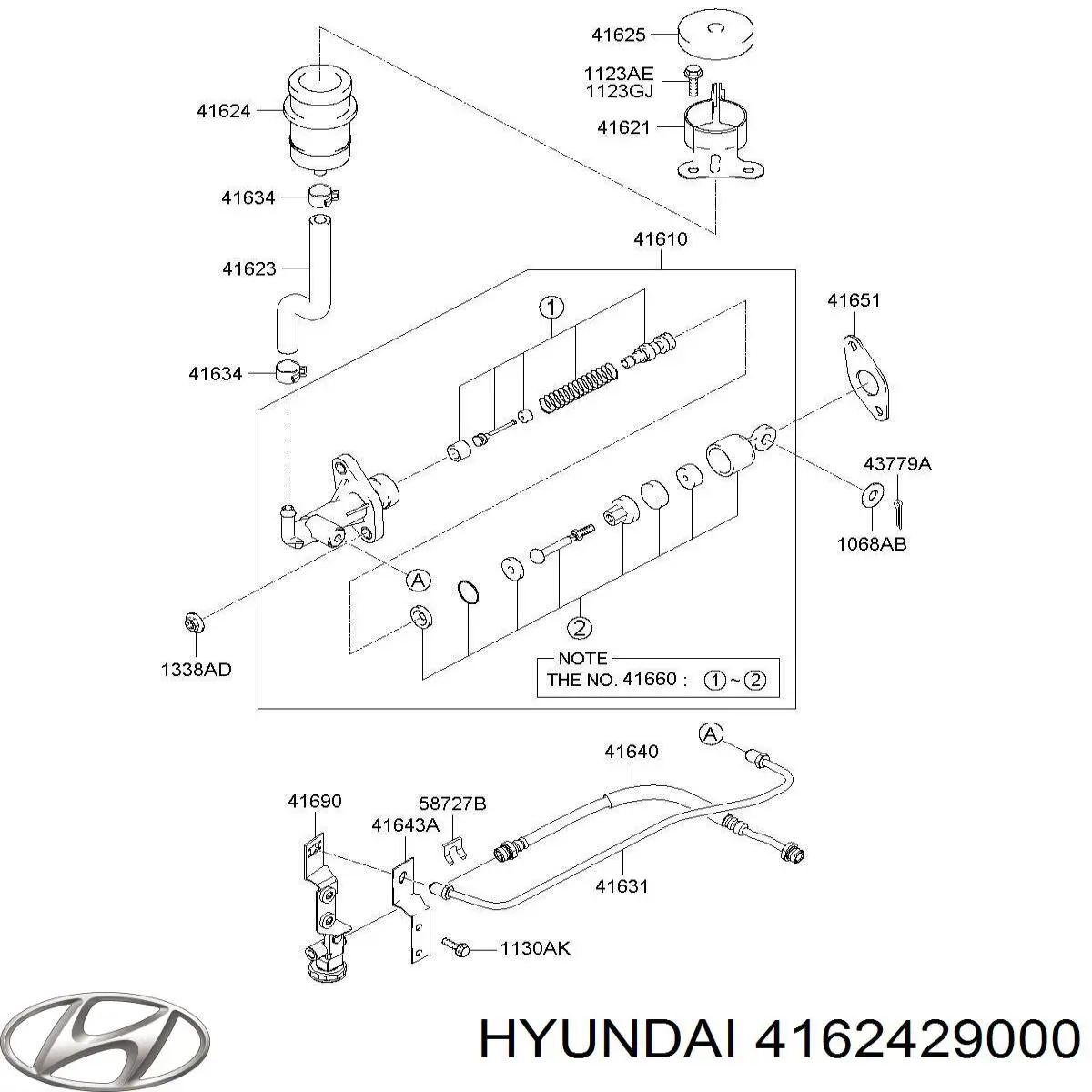  Hyundai/Kia 4162429000 ціна, від 3.80 USD