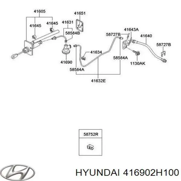 Купити 416902H100 Hyundai/Kia Клапан контролю гідроприводу зчеплення