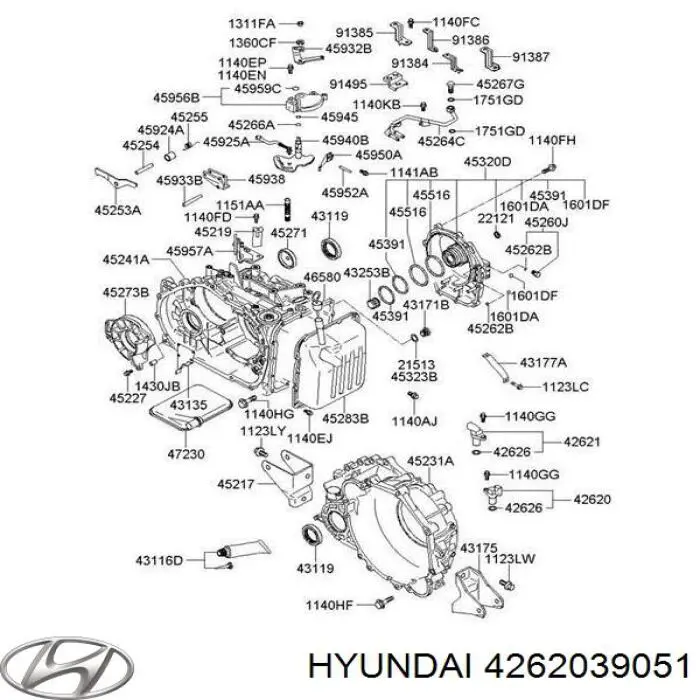 4262039051 Hyundai/Kia датчик швидкості