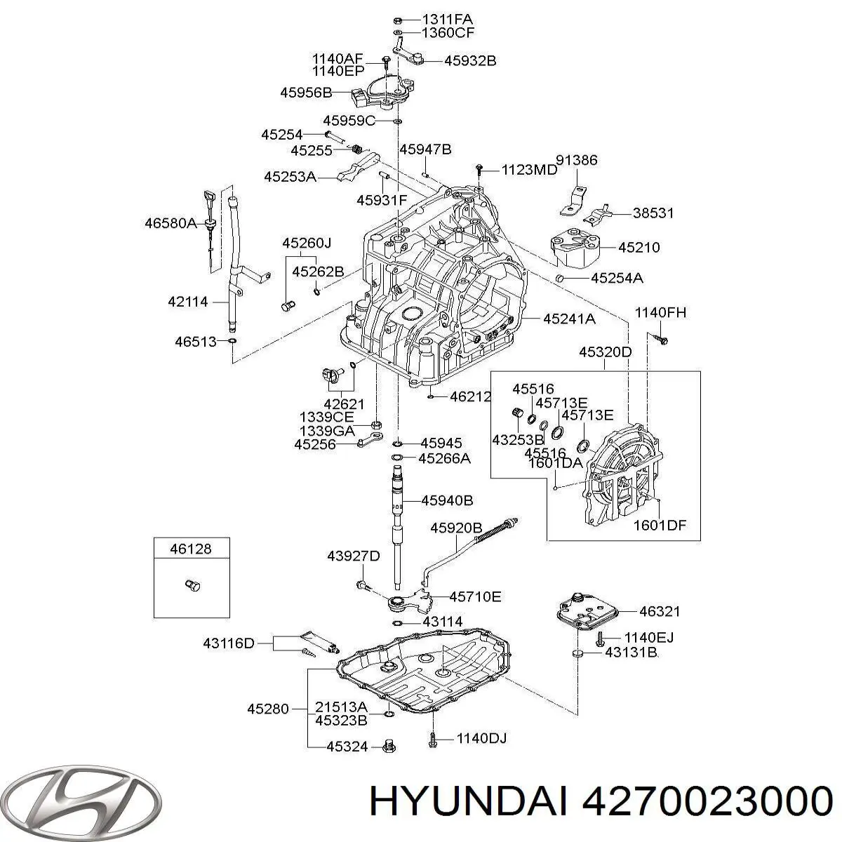 Датчик положення селектора АКПП Hyundai/Kia 4270023000 ціна, від 27.45 USD
