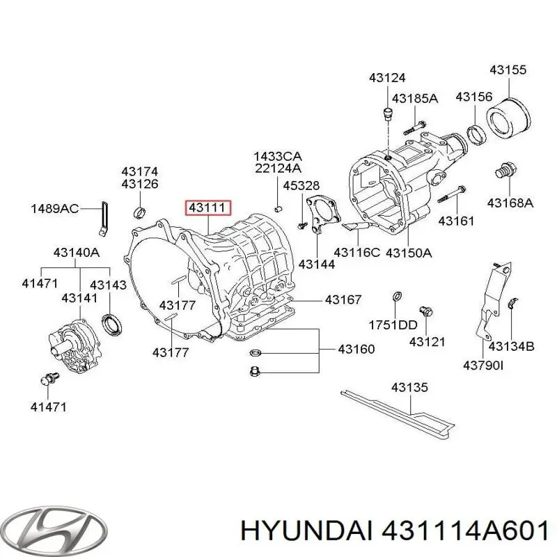 431114A601 Hyundai/Kia 