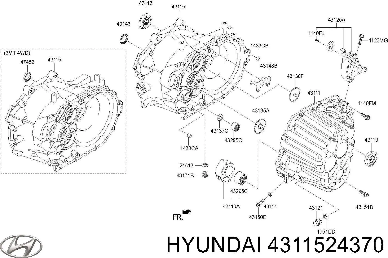  4311524370 Hyundai/Kia