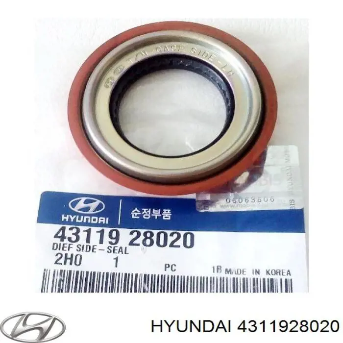 Купити 4311928020 Hyundai/Kia Сальник піввісі переднього моста, лівої