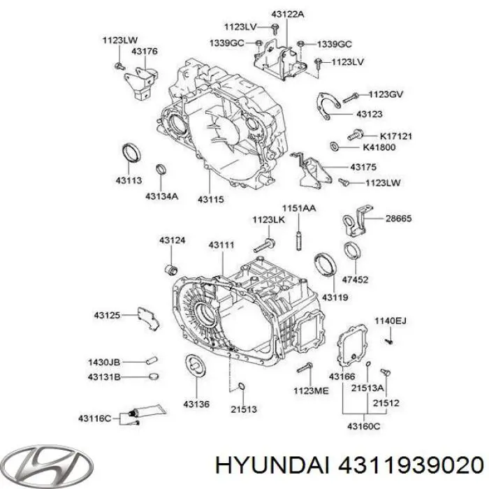 Купити 4311939020 Hyundai/Kia Сальник піввісі переднього моста