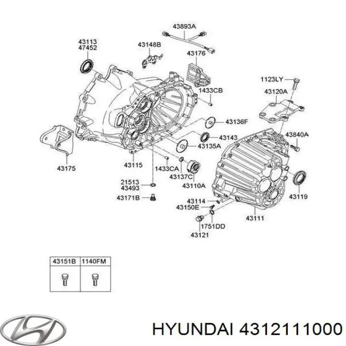 Купити 4312111000 Hyundai/Kia 