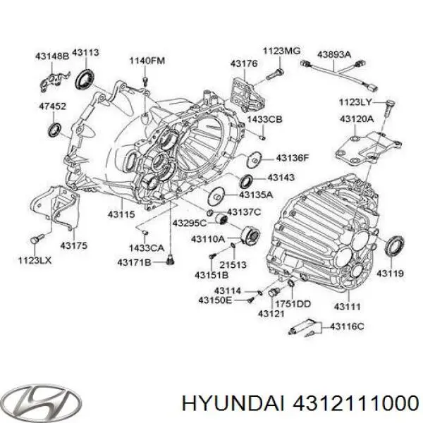  4312111000 Hyundai/Kia