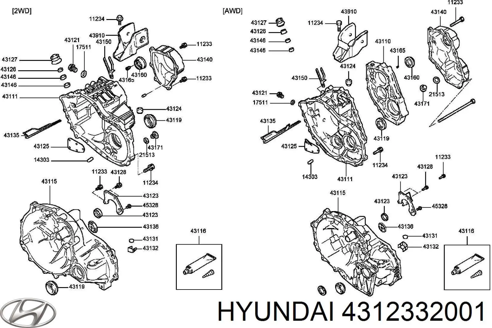  4312332001 Hyundai/Kia