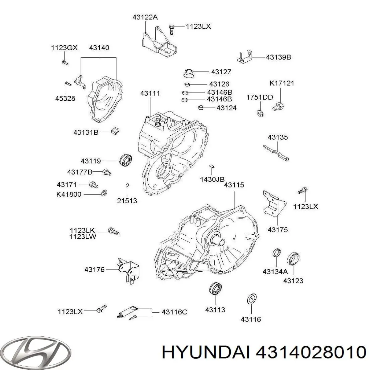 4314028010 Hyundai/Kia 