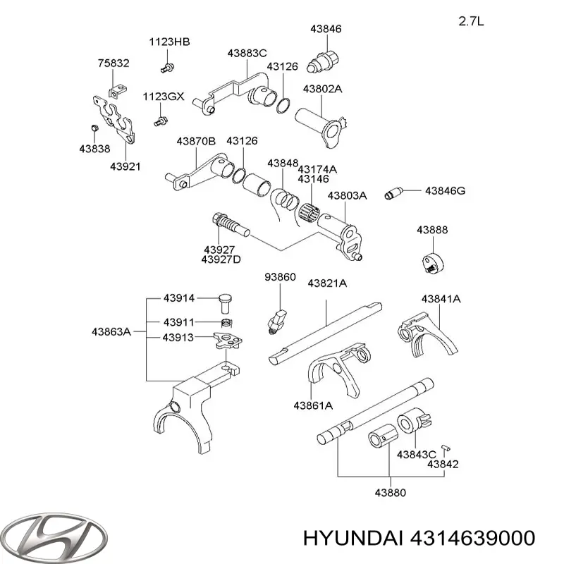 4314639000 Hyundai/Kia 