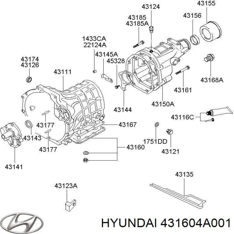 431604A001 Hyundai/Kia 