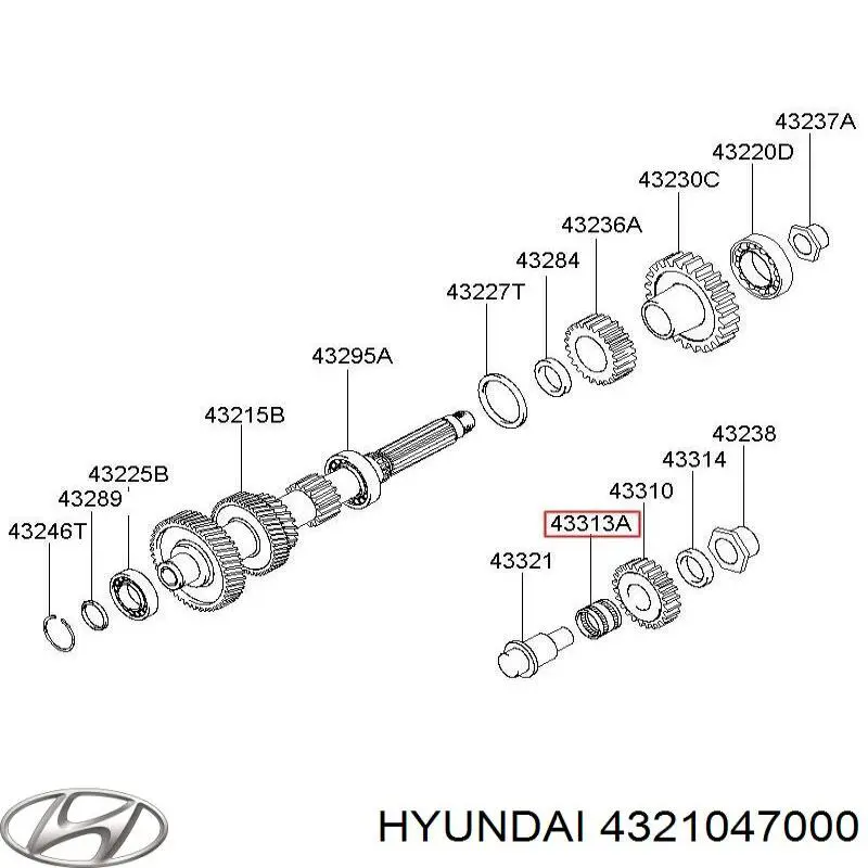 4321047000 Hyundai/Kia 